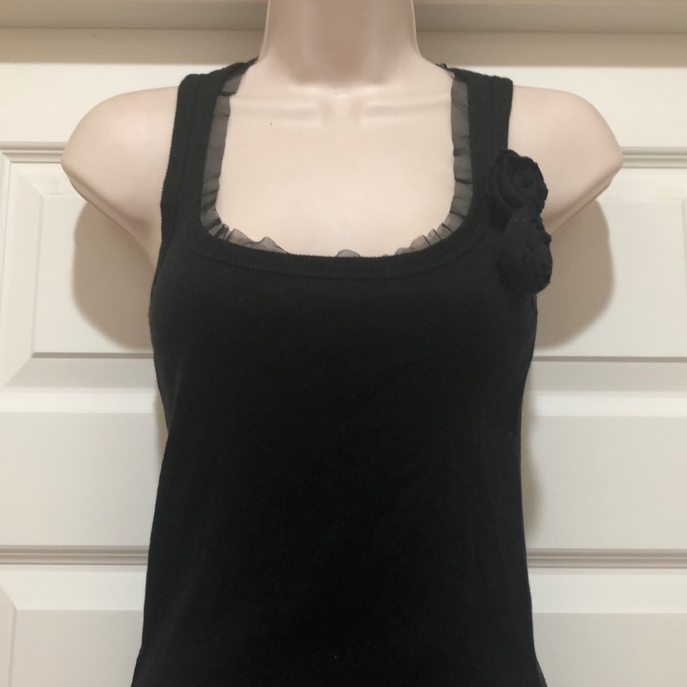 New York&Company  Black Tank Top Size M